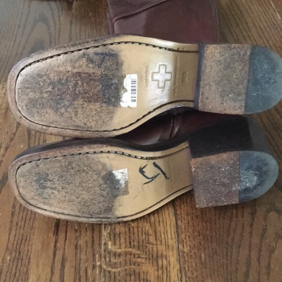 SOLD.  Vintage leather boots - Picture 6 of 8